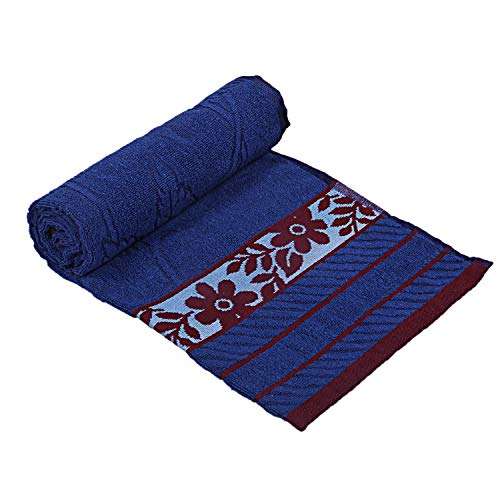 Kuber Industries 100% Cotton 4 Pieces Bath Towel 27" x54? (Blue) -CTKTC028908 5