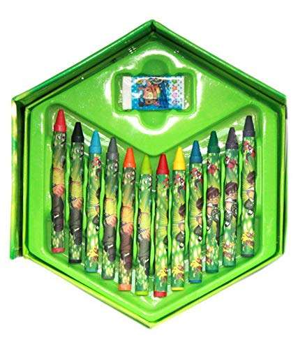 VBE® 46 Pieces Color Pencil Box With Crayons, Water Colors And Sketch Pen Set (Green Box) 4