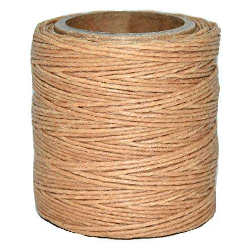 Maine Thread - .045" Ecru Waxed Polycord. 210 feet Each. Includes 2 spools. 1