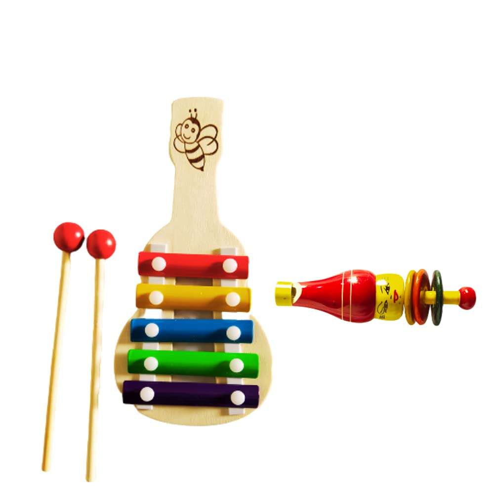 Wooden Toys | Set of 4 Toys | Style08 | Pack of (2)