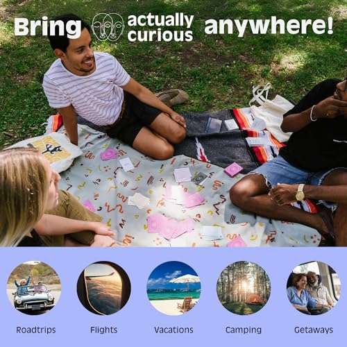 Actually Curious Happy Hour Edition! Icebreaker Card Game for Adults, Couples & Family, Fun Date Night & Party Game, Bachelorette & Romantic Gift 3