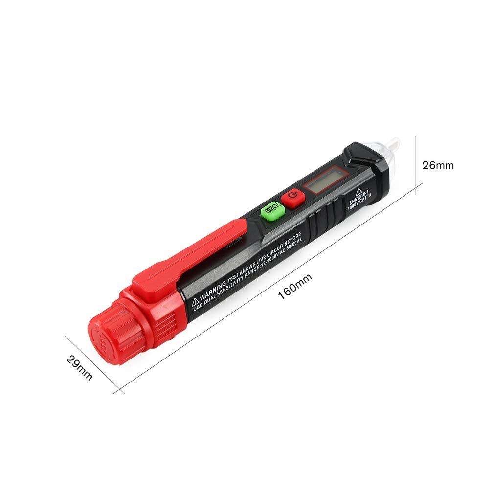 Precise Instrument Non-Contact Electric Tester Pen AC Voltage Detector Pen with LED Light Voltage Electric Detectors Tester UA21B 2