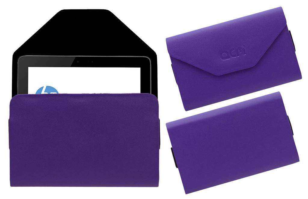 ACM Pouch Case Compatible with Hp Pro Tablet 610 G1 Pc Tablet Flip Flap Cover Purple