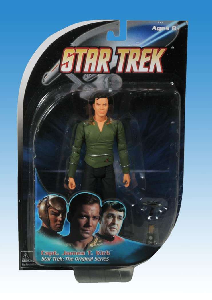Star Trek The Original Series Captain James T. Kirk Action Figure Green Uniform Diamond Select Toys