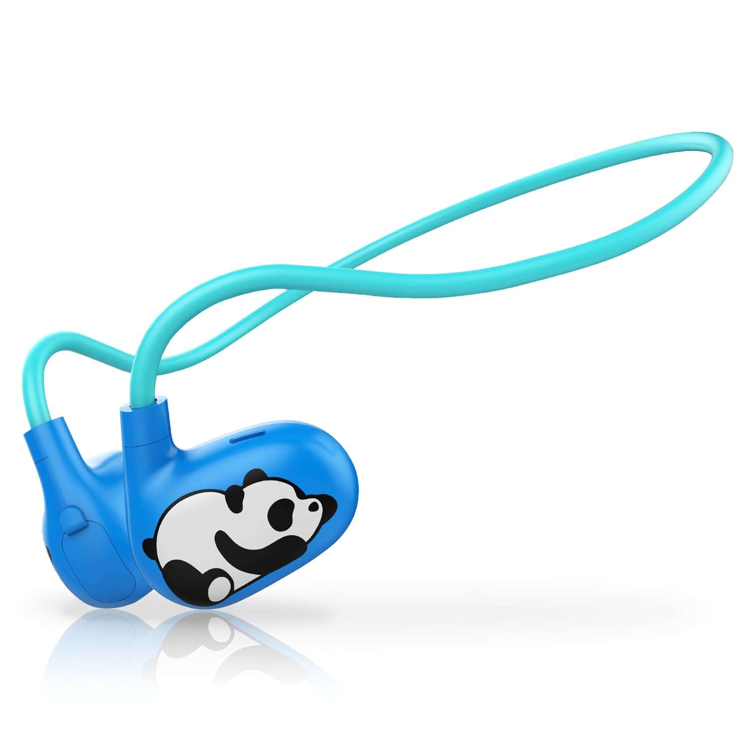 Seflorgo Kids Headphones Wireless, Safe 85db Volume Limit, Latest Bluetooth V5.4, Open Ear Headphones with Mic for School Tablet Car Trip Flight, Cute Panda Earphones for Boys and Girls 1