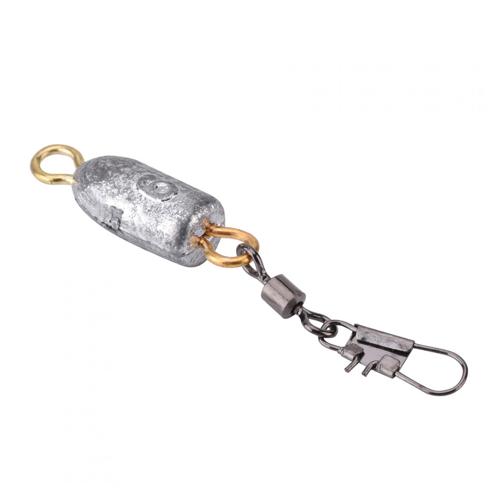 Health Gear 5pcs Fishing Sinker, Fishing Weights and Sinkers with Interlock Snap Connectors for Freshwater Saltwater(6g) 2