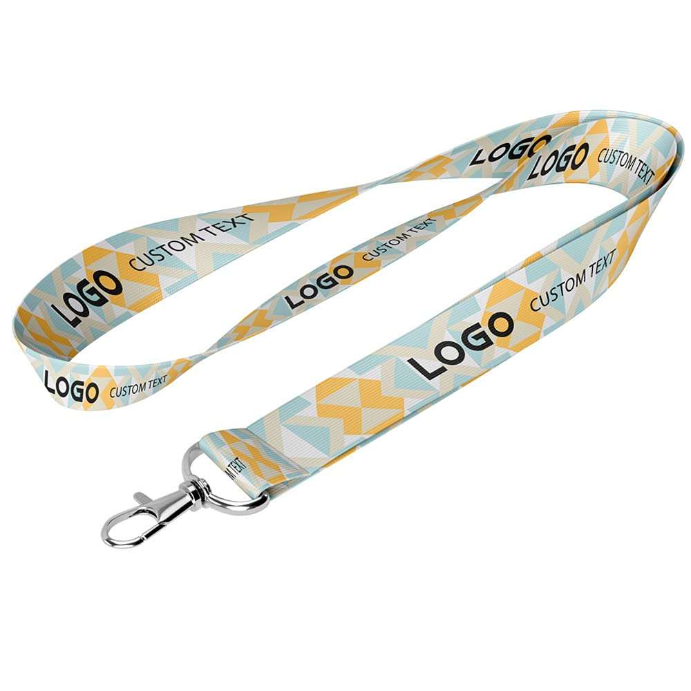 Magic Laughs Flat Geometric Pattern ID Card Satin Tag (20MM)