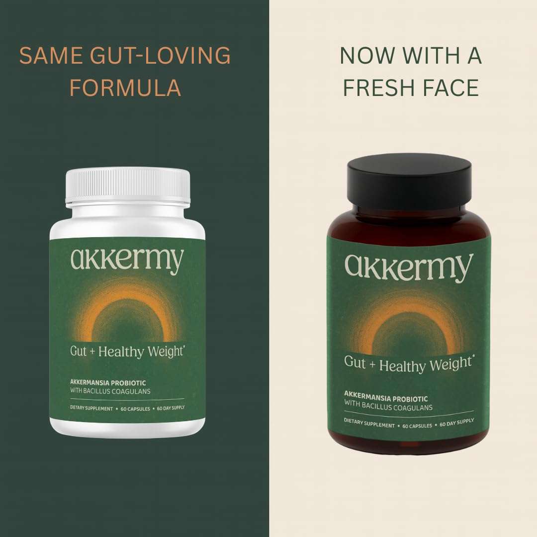 Akkermansia Probiotic for Appetite & Craving Control | Increases GLP-1 & Boosts Healthy Weight | 60 Day Supply | Made in USA | Bacillus Coagulans, B2, D3 & Chromium | SIBO Friendly, Vegan, Gluten Free 4