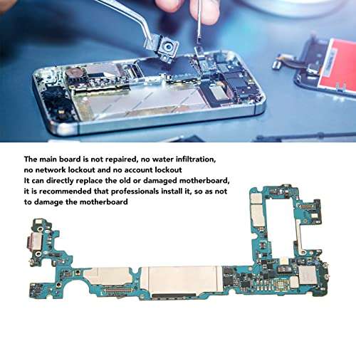 Unlock Motherboard for Galaxy S10 128GB, Cellphone Main Logic Board for Replacement, Durable and Practical, Compact and Portable with Replaceable Original Parts (European Version) 2