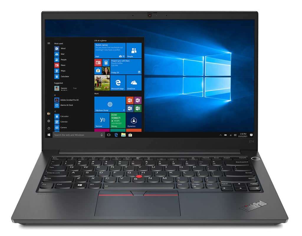 Lenovo ThinkPad E14 Gen 2 Home & Business Laptop (Intel i7-1165G7 4-Core, 16GB RAM, 4TB PCIe SSD, Intel Iris Xe, 14.0" 60Hz Touch Full HD (1920x1080), Fingerprint, WiFi, Bluetooth, Win 11 Pro) 2