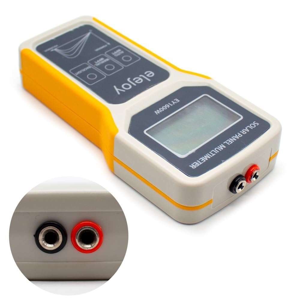 DDYWQCLMR Solar Panel Tester Photovoltaic Multimeter Upgrade EY1600W with Ultra Clear LCD, Smart MPPT Open Circuit Voltage Troubleshooting Utility Tool for Solar PV Testing(EY1600W) 5
