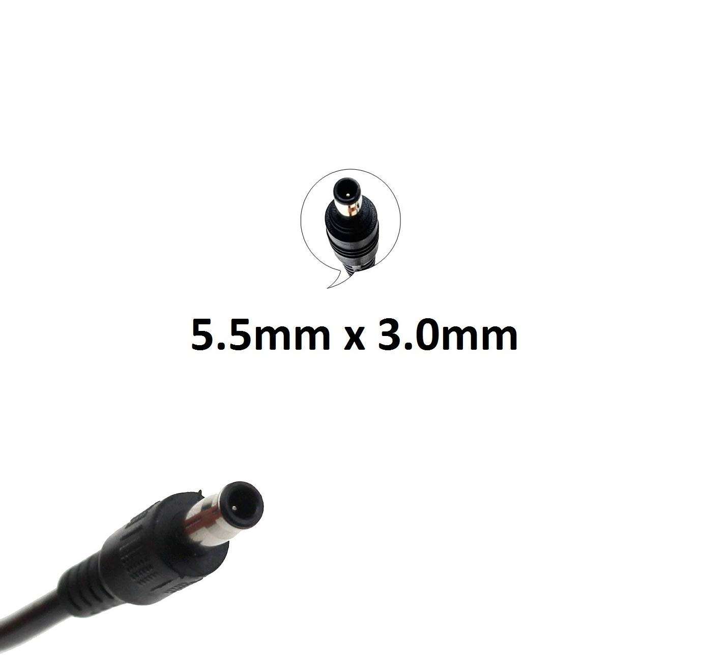 Laplogix Laptop Charger for Samsung NP300E5E Series 19V 3.16A 60W Adapter with Power Cord Cable 3