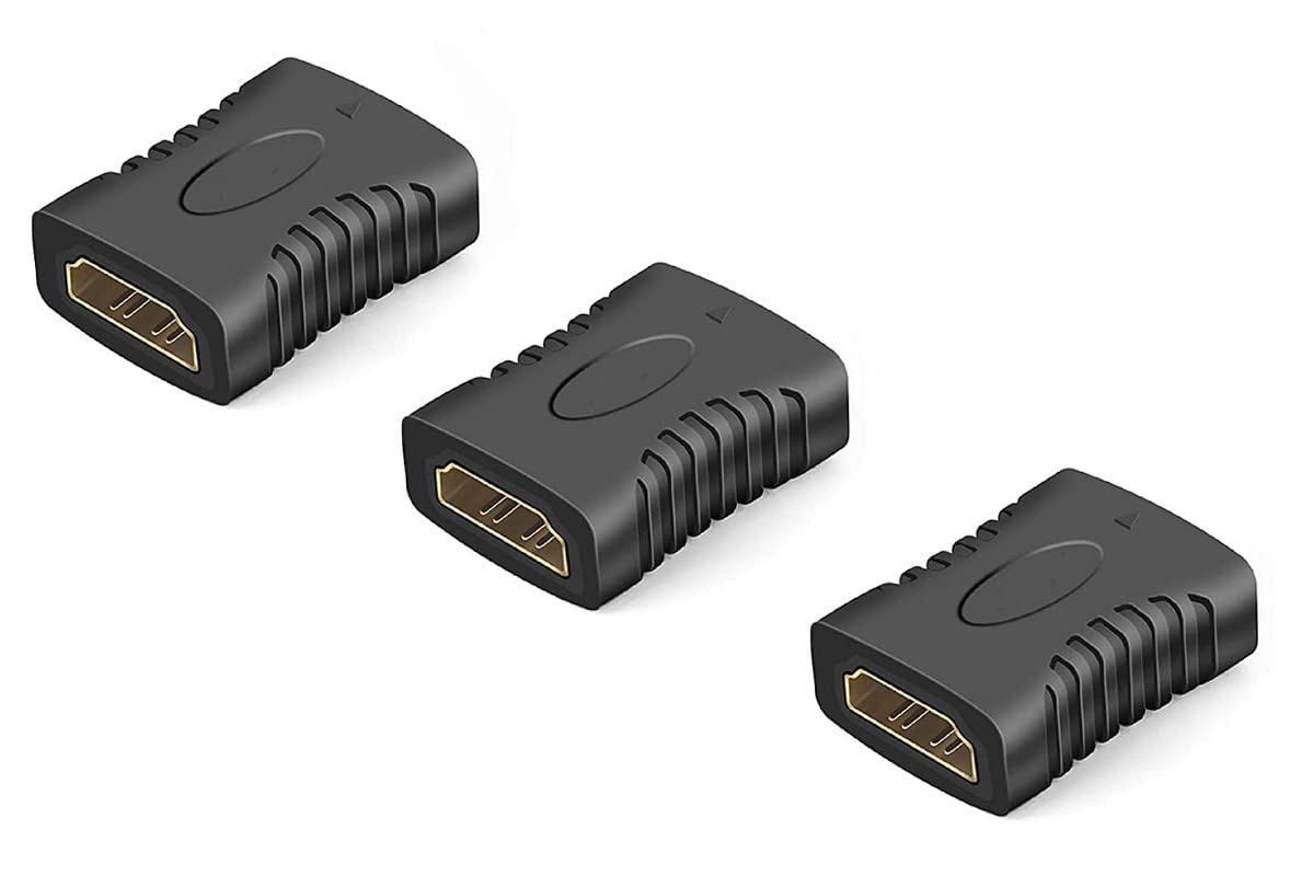 FEDUS Pack of 3,hdmi Connector, hdmi Jointer, hdmi Female to Female Adapter, hdmi to hdmi Connector, hdmi Cable connecter, hdmi Adapter, hdmi converters hdmi Extender, Extension Inline Coupler