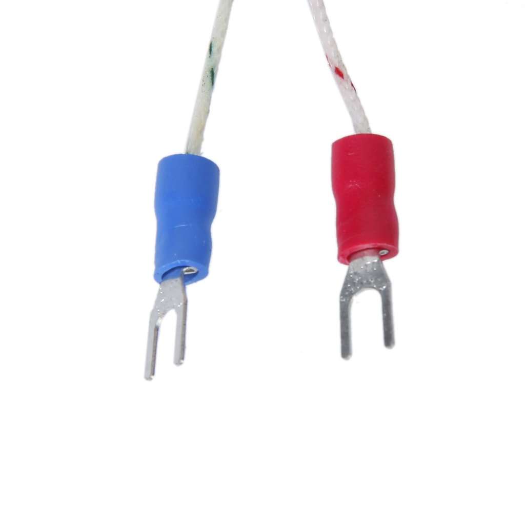 50mm Spade K-Type Temperature Controller Thermocouple Sensor -100°C to 1250°C Probe 3M 4