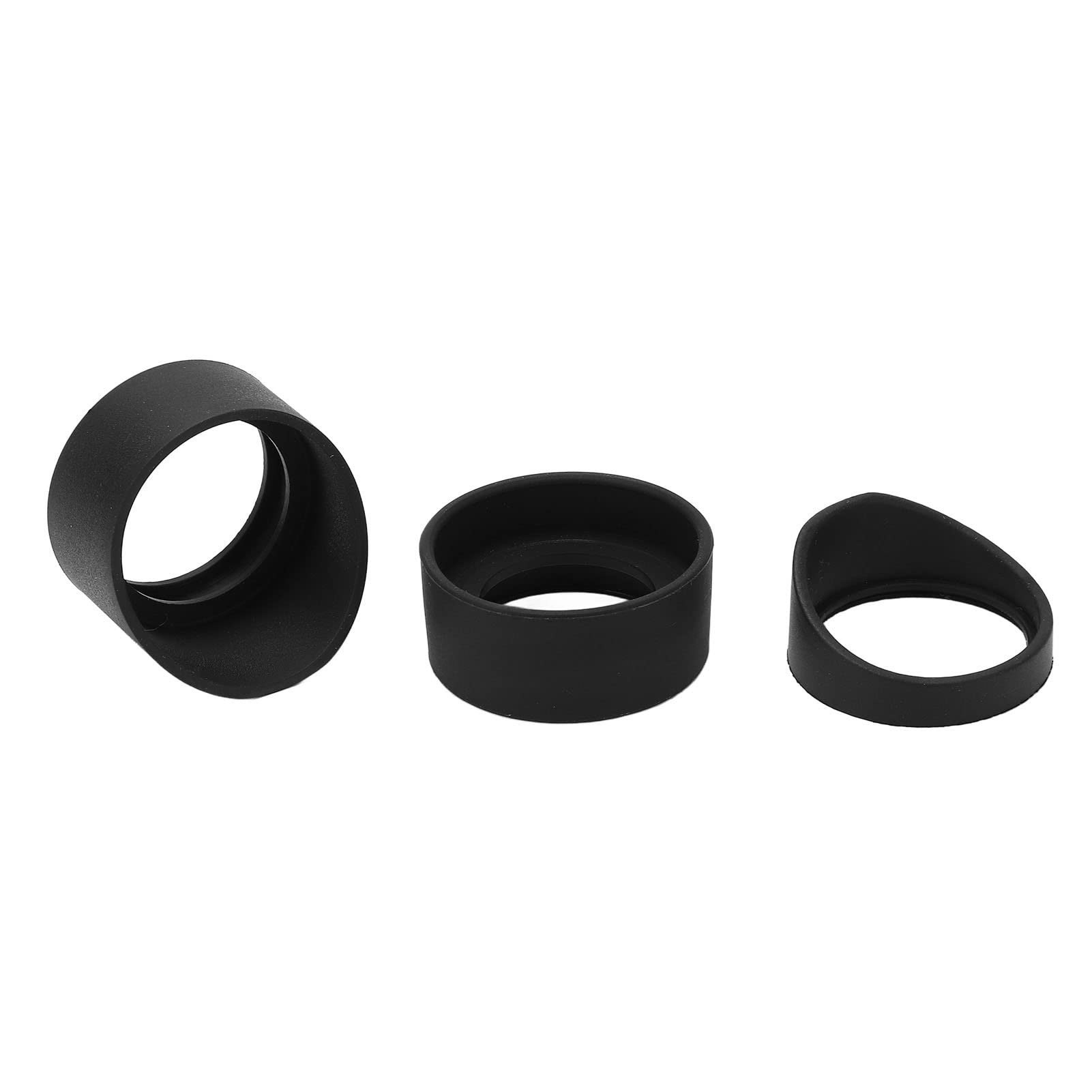 3pcs Soft Rubber Eyepiece Covers, 33mm Inner Diameter Microscope Eyepiece Eyeshields, for AmScope SW, SM and ZM Series Stereomicroscopes 1