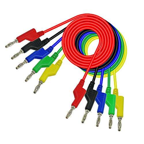 30 IN 1 Automotive Multimeter Test Lead Kit 4mm Stackable Banana Plug Alligator Clip U-type test fork clip Test Probe Set 2