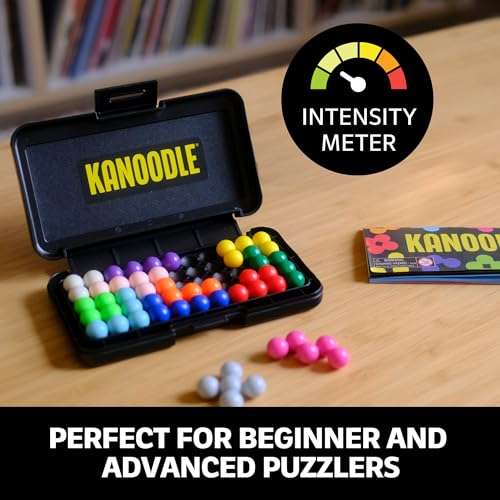 Educational Insights Kanoodle - Original 3D Brain Teaser Puzzle, Single Player Mind Challenge Toys, Handheld Travel Games, Challenging Logic Puzzles and Gifts for Kids, Teens & Adults Ages 7+ 6