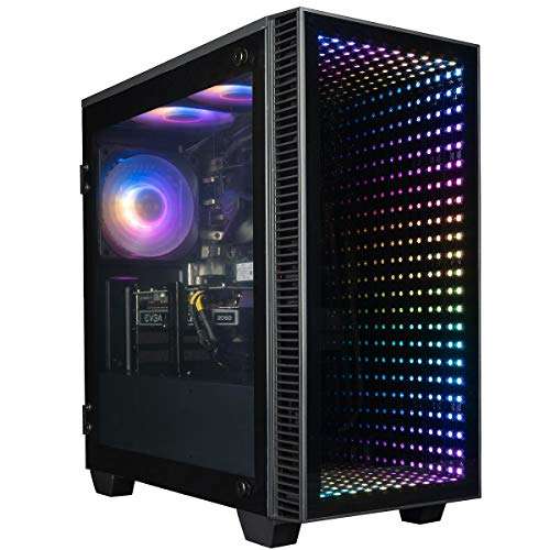 CUK Continuum Micro Gamer PC (NVIDIA GeForce RTX 3060 Ti 8GB, Intel Core i5-10400F, 16GB RAM, 2X 256GB NVMe SSD, 650W PSU, AC WiFi, Windows 11 Home) Gaming Desktop Computer 1
