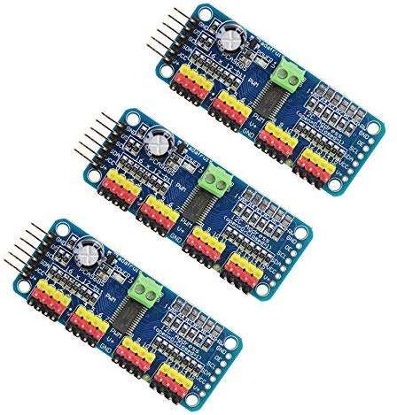 REES52 3pcs 16 Channel PWM Servo Motor Driver PCA9685 IIC Module 12-Bit for Arduino Robot or Raspberry pi 1