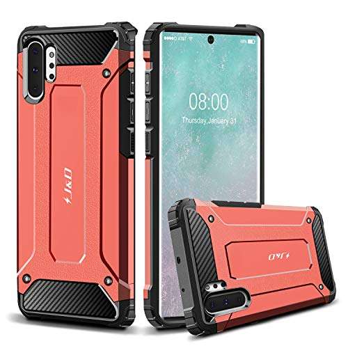J&D Case Compatible for Samsung Galaxy Note 10 Pro/Note 10+/10+ 5G/Note 10 Plus/10 Plus 5G Case, Heavy Duty ArmorBox Dual Layer Shockproof Hybrid Protective Rugged Case, Not for Galaxy Note 10 1