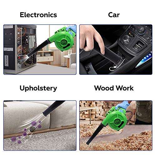 Ecruzen Heavy Duty Air Blower Cum vaccumm Cleaner Dust Cleaner Indoor/Outdoor Purpose Also for Home Office (Color As Per Availability) 6