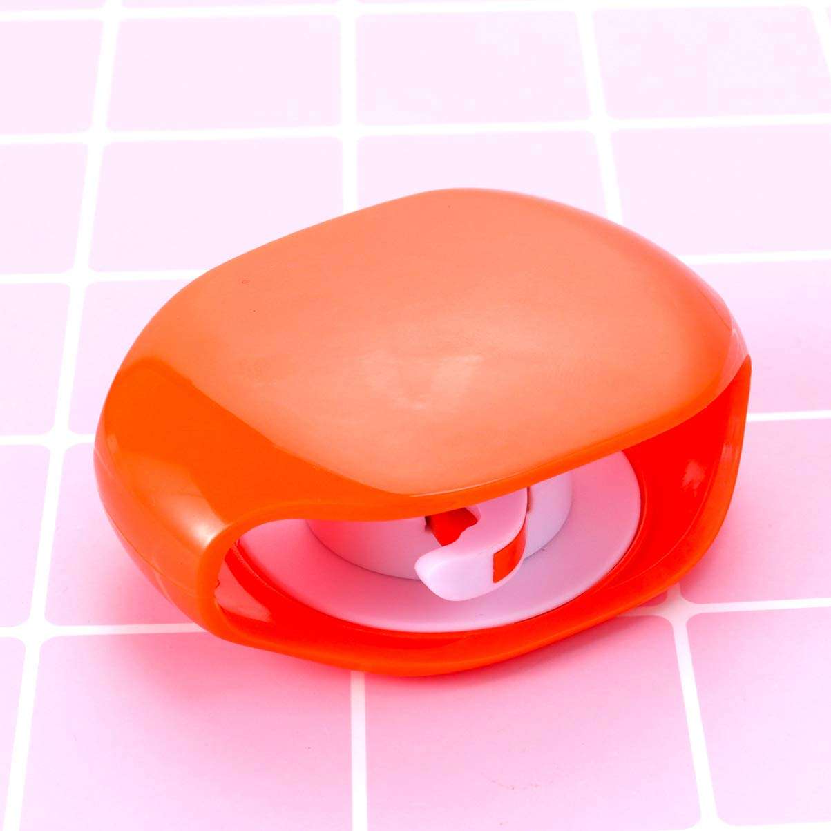 FELTECHELECTR Roll Earphone Cable Organizer Headphone Organizer Wire Holder Home Cable Organizer Cord Wraps for Electrical Cords Automatic Rope Winder Auto Cable Winder Earbuds Orange 5