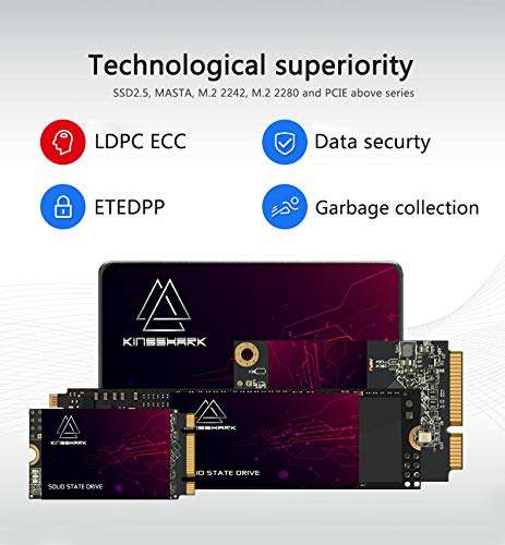 KingShark SSD 64GB SATA 2.5" Internal Solid State Drive SATAIII 6 Gb/s High Performance Hard Drive for Desktop Laptop 7MM Height SSD (64GB, 2.5"-SATA3) 5