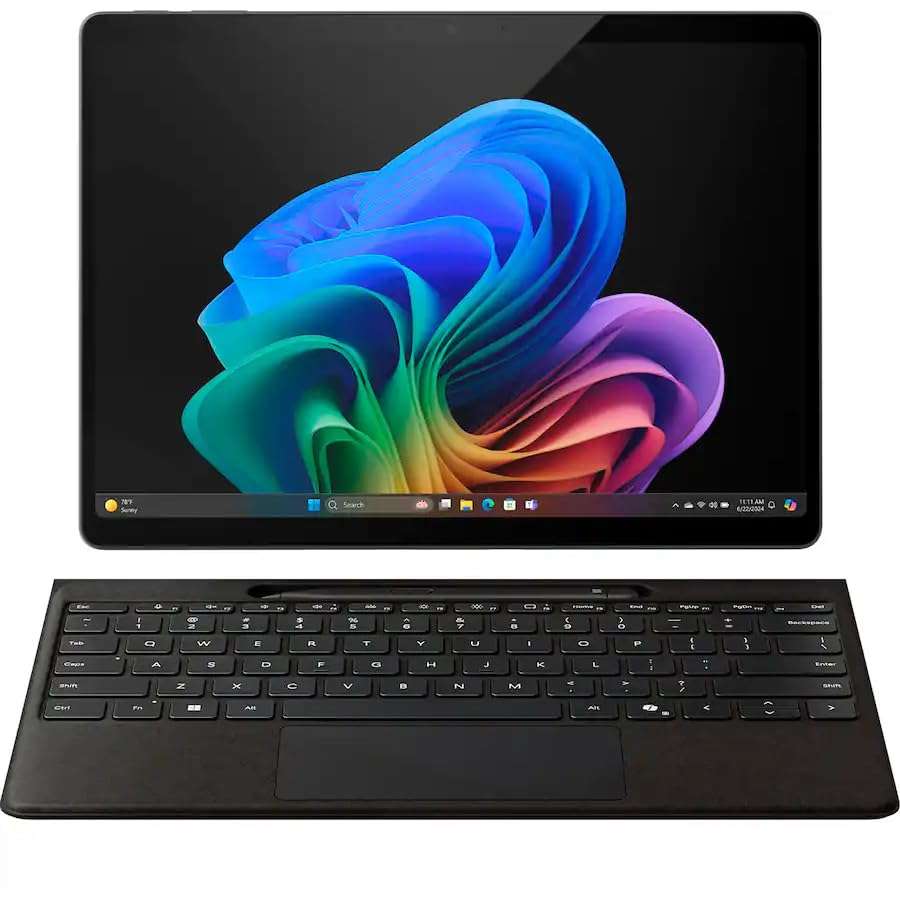 Microsoft Surface Pro 13" 3K 120Hz OLED Touch AI Laptop, 900nits, 12-Core Snapdragon, 45 Tops NPU, 16GB RAM, 1TB SSD, USB4, Wi-Fi 7, Backlit KB, Stylus, MS 365, Win 11 Pro 3