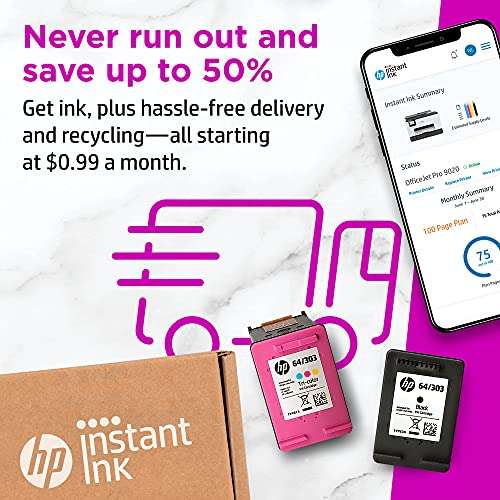 HP DeskJet 3772 All-in-One Color Inkjet Printer Scanner and Copy, Instant Ink Ready, Wireless Printers for Home and Office, Photo Print, Built-in WiFi, T8W88A (Renewed) 5