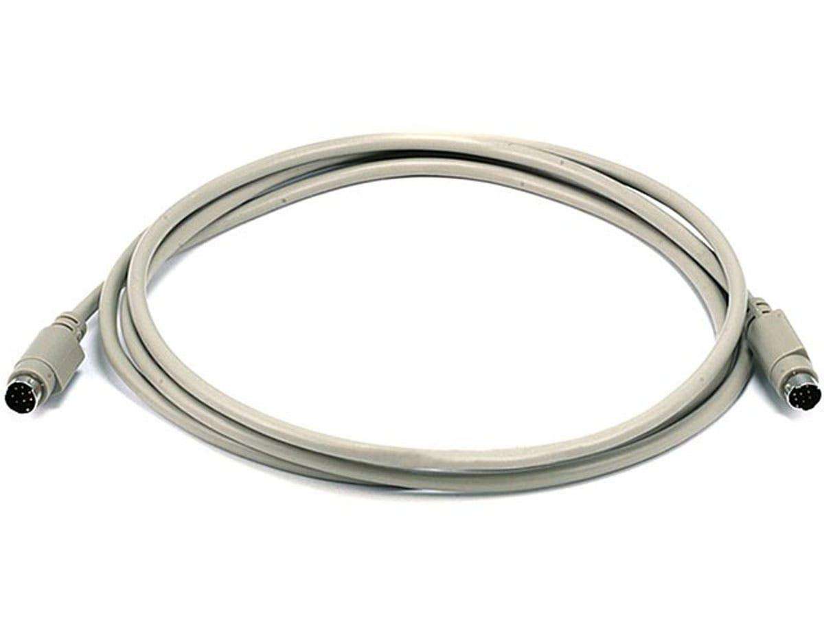 Monoprice 6ft MDIN8 M/M Cable for Mac+/Imagewriter II - Beige 1