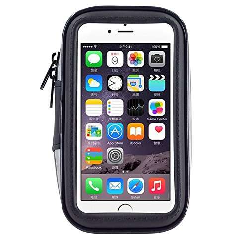 Waterproof Touch Screen Bike Mount GPS Case Bicycle Handlebar Cell Phone Holder Bag For iPhone 11 Pro Max / Motorola One Zoom / Moto E6 Plus / Google Pixel 4 XL / Xiaomi Redmi Note 8 / Xiaomi Mi 9T 2