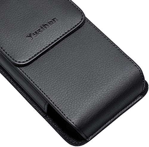 Yuzihan Holster for iPhone 17 Pro Max 16 Plus, 16 Pro Max, iPhone 15 Plus 15 Pro Max,14 Plus 14 Pro Max,13 Pro Max,12 Pro Max Belt Holster Fit with Thick Defender Case Hybrid Armor On 4