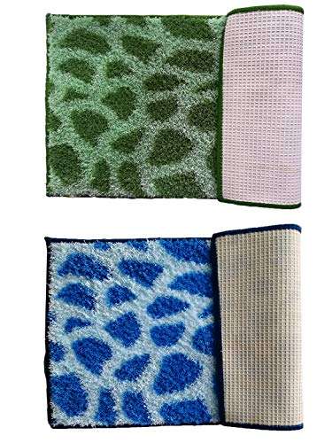 Athom Living Soft Anti Slip Easy Home Bath Mat, 38 X 58 cm, Multicolour 3