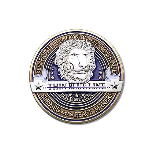 Armor Coin & Emblem - Law Enforcement Appreciation Challenge Coin · Police Officer Thank You · Thin Blue Line Challenge Coin 2