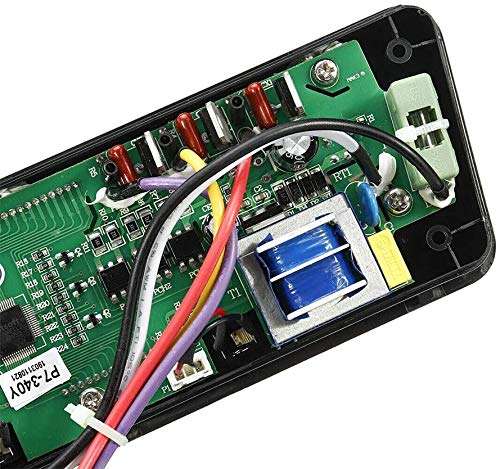 LCD Display Thermostat Controller Board,120V Pellet Grills Replacement Digital Thermostat Board, Adjustable Temperature 5