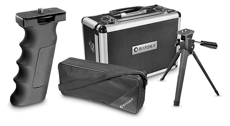 BARSKA Benchmark 25-125x88 Waterproof Straight Spotting Scope, Green/ Black 4