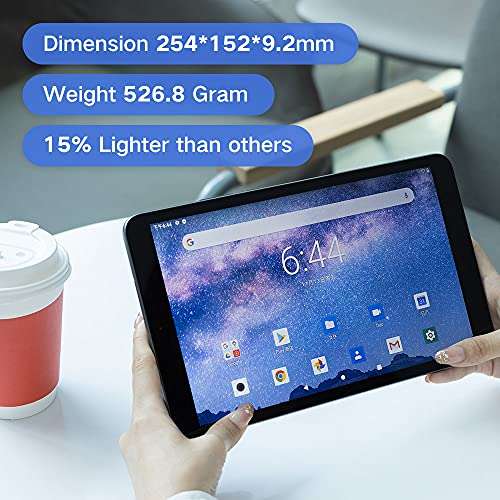Coolpad Tablet 10" HD Android 10 Tablet, Qualcomm 64bit Processor, Drop Protection, 32GB Storage, 3GB RAM, Quick Charge 3.0, Medieval Gray,3667AT (Tasker 10" 3GB/32/GB) 2