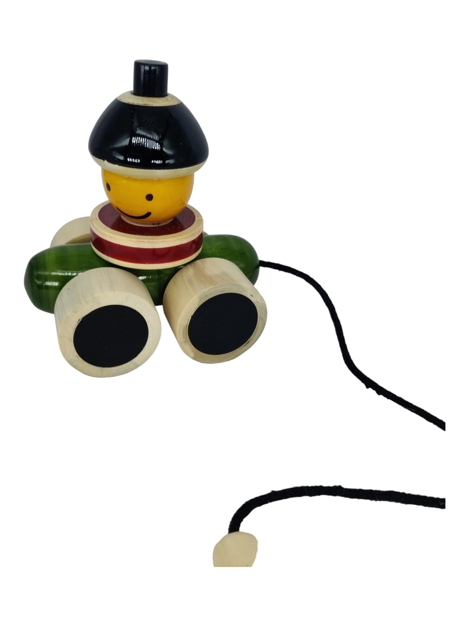 K&K Krafts & Kreations Wooden Police Toy Car 1