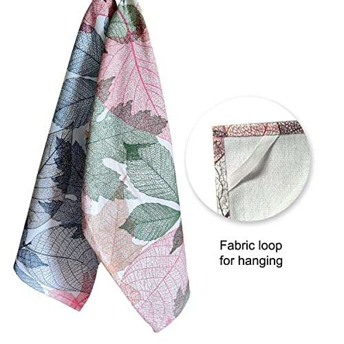 ecoprint Pure Cotton Kitchen Towel | Cleaning Towel | Drying Towel | Multi-Purpose | (Pack of 2/4 - Multicolored Printed Towels) (2) 6