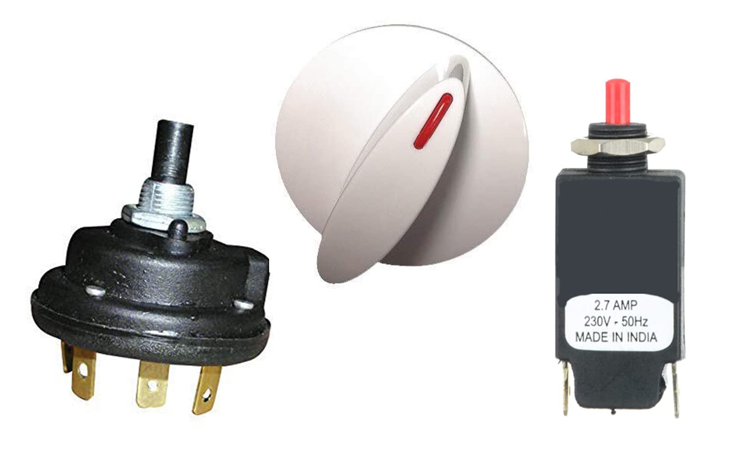 mixer Grinder Speed Control Knob Button Mixer Grinder On Off Knob Requlotor Speed Control Switch 1pcs White