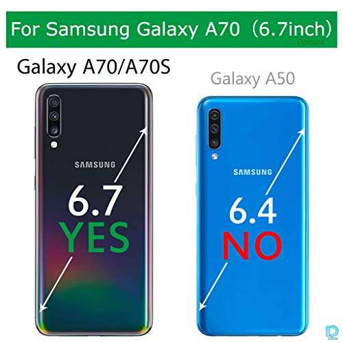 Dzxouui for Galaxy A70 Case,Samsung A70 / A70S Case,TPU Protective Cover for Girls and Women Glitter Bling Sparkle Cute Phone Cases for Samsung Galaxy A70S / A70(Gradient Green) 2