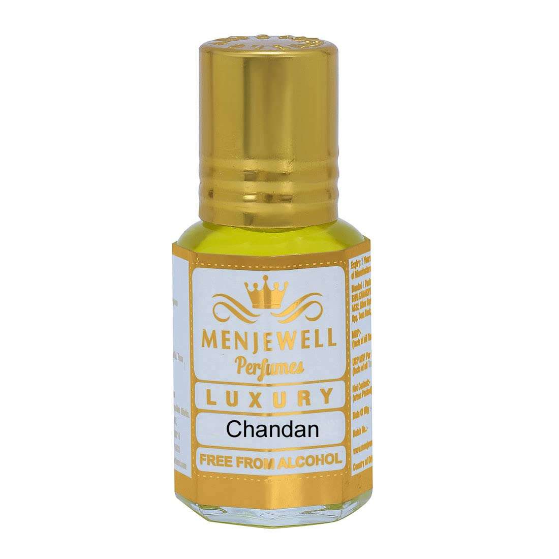 Menjewell Chandan-E-Khaas Floral Attar/Ittar/Etra Perfume For Men and Women | Non alcoholic | Best Gifting Long Lasting Luxury Scent | 3ml 1