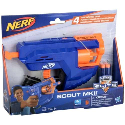 Nerf N-Strike Elite Scout MKII Blaster, For Kids Ages 8 and Up (Multicolour) 6