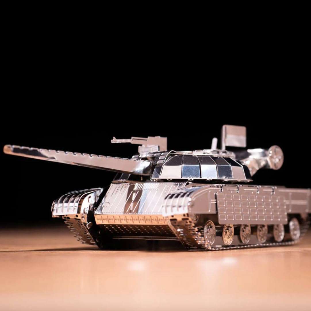 METAL-TIME Bulat T-64, 3D Puzzles for Adults or Teens, DIY Metal Puzzle Model Kit, 3D Metal Model Brain Teaser Puzzle - Great Gift Idea, 67 PCS. 3