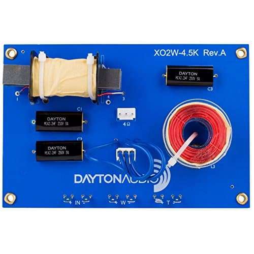 Dayton Audio XO2W-4.5K 2-Way Speaker Crossover 4,500 Hz 1
