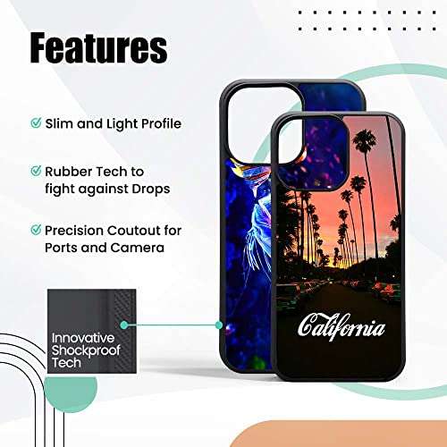 Bomba Cases Phone Case Compatible with iPhone 11 - Phone Covers with Custom Patterns – Shockproof and Lightweight Case – Aesthetic Custom Design – [Ice Hockey Rink] 5