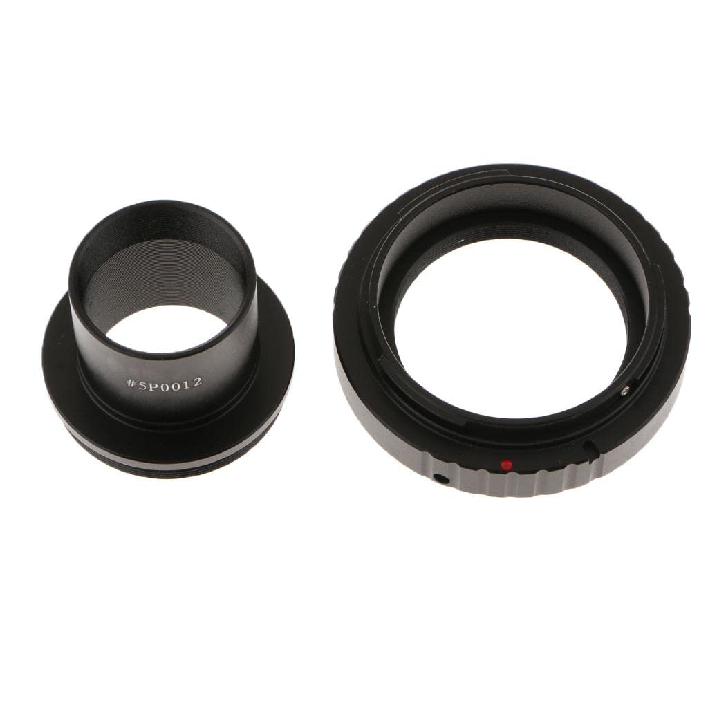 IVELECT 1.25inch Telescope Mount Adapter + T T2 Ring for Canon 5D 5D Mark II 50D 60D 20D 30D 40D 350D 400D Camera Bodies 4