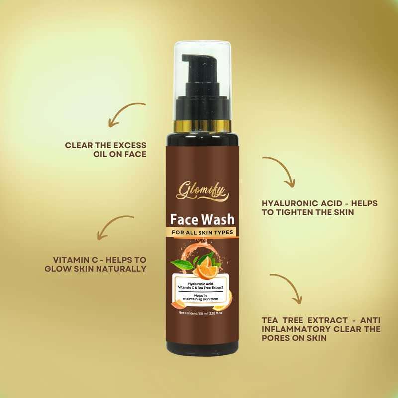 Face Serum &Scrub &Wash Pack of 3 5