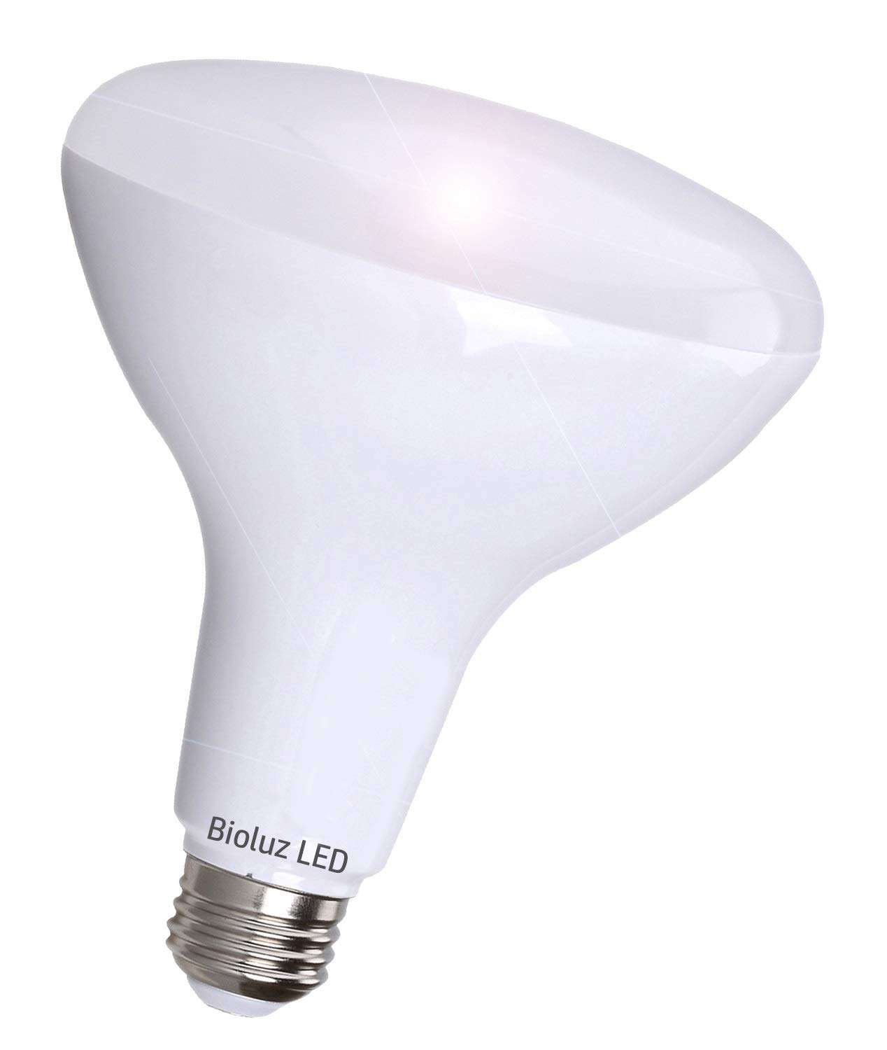 Bioluz LED Brightest BR40 LED Bulbs Instant ON Warm LED Energy Saving Bulbs, 17w (120w Replacement) 2700k Bulb 1400 Lumen, Indoor/Outdoor Smooth Dimmable Lamp UL Listed 1