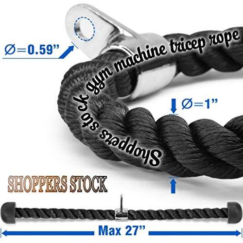 Triceps Rope for Triceps gain and Multy Gym use 3
